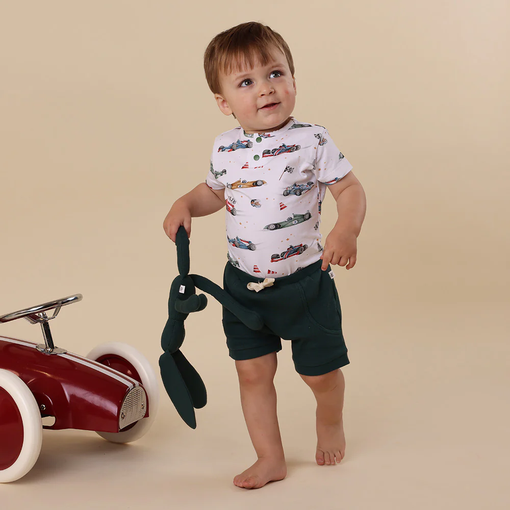 Little Racers Short Sleeve Organic Bodysuit - Image 8