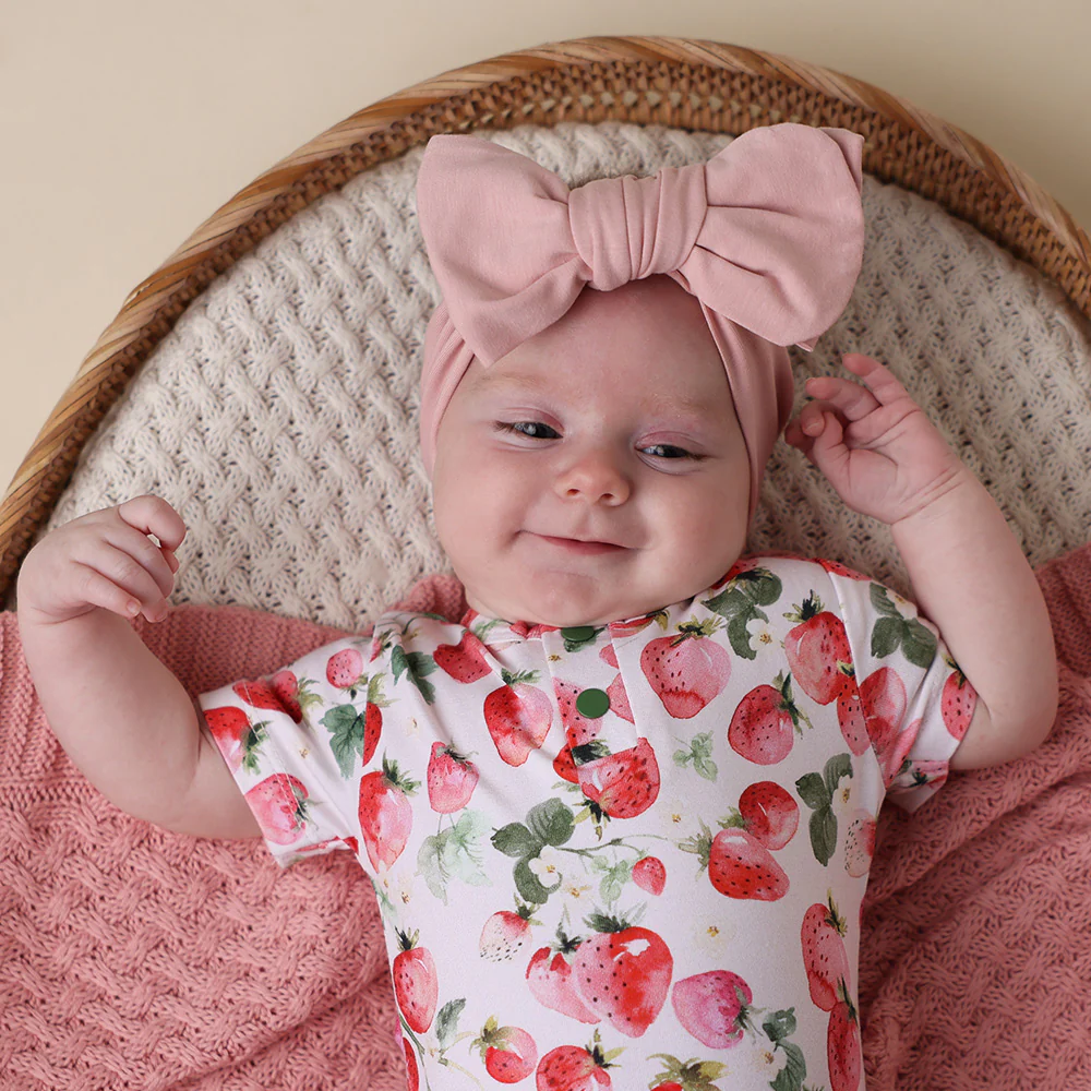 Lullaby Pink Organic Oversized Bow - Image 7