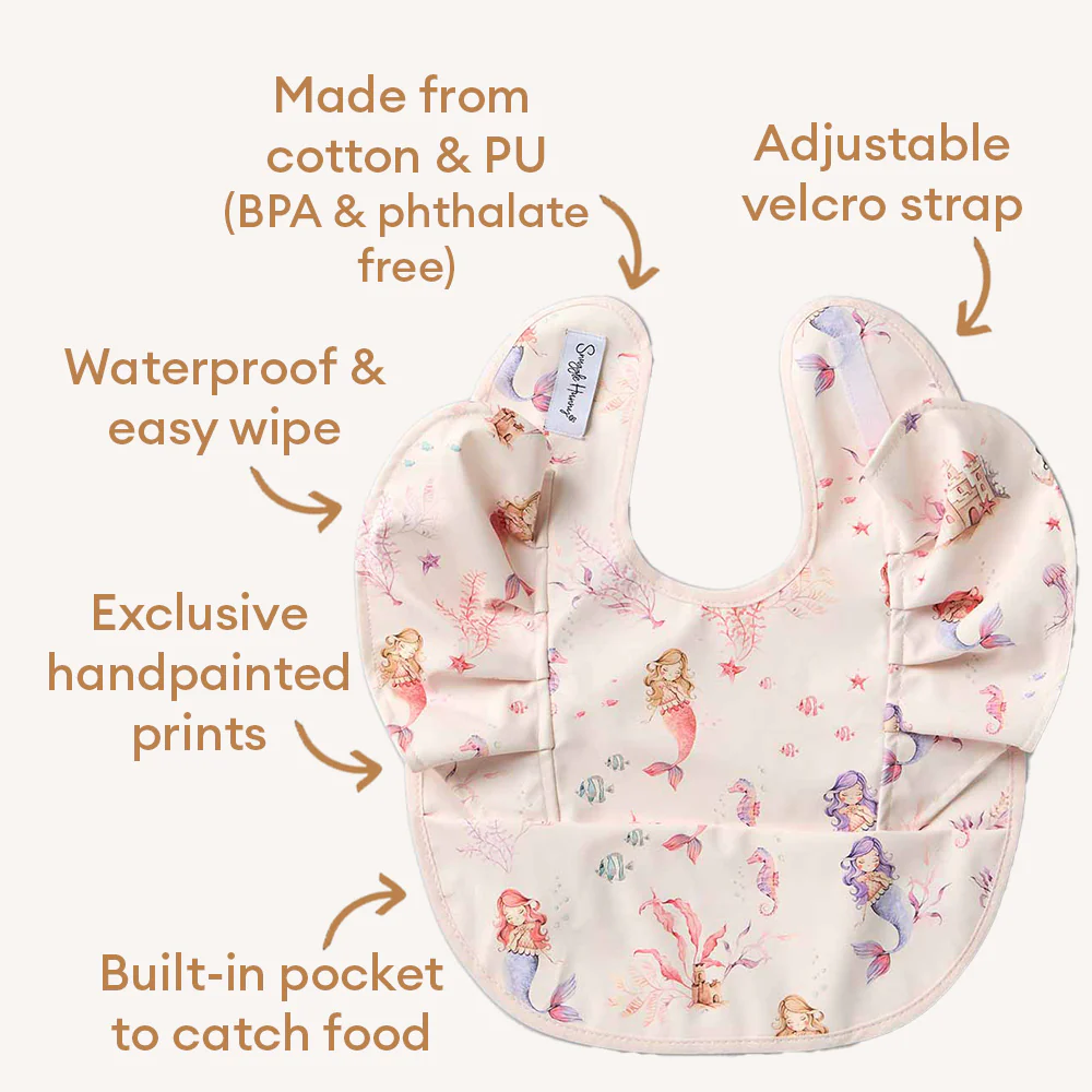 Mermaid Frill Snuggle Bib - Image 4
