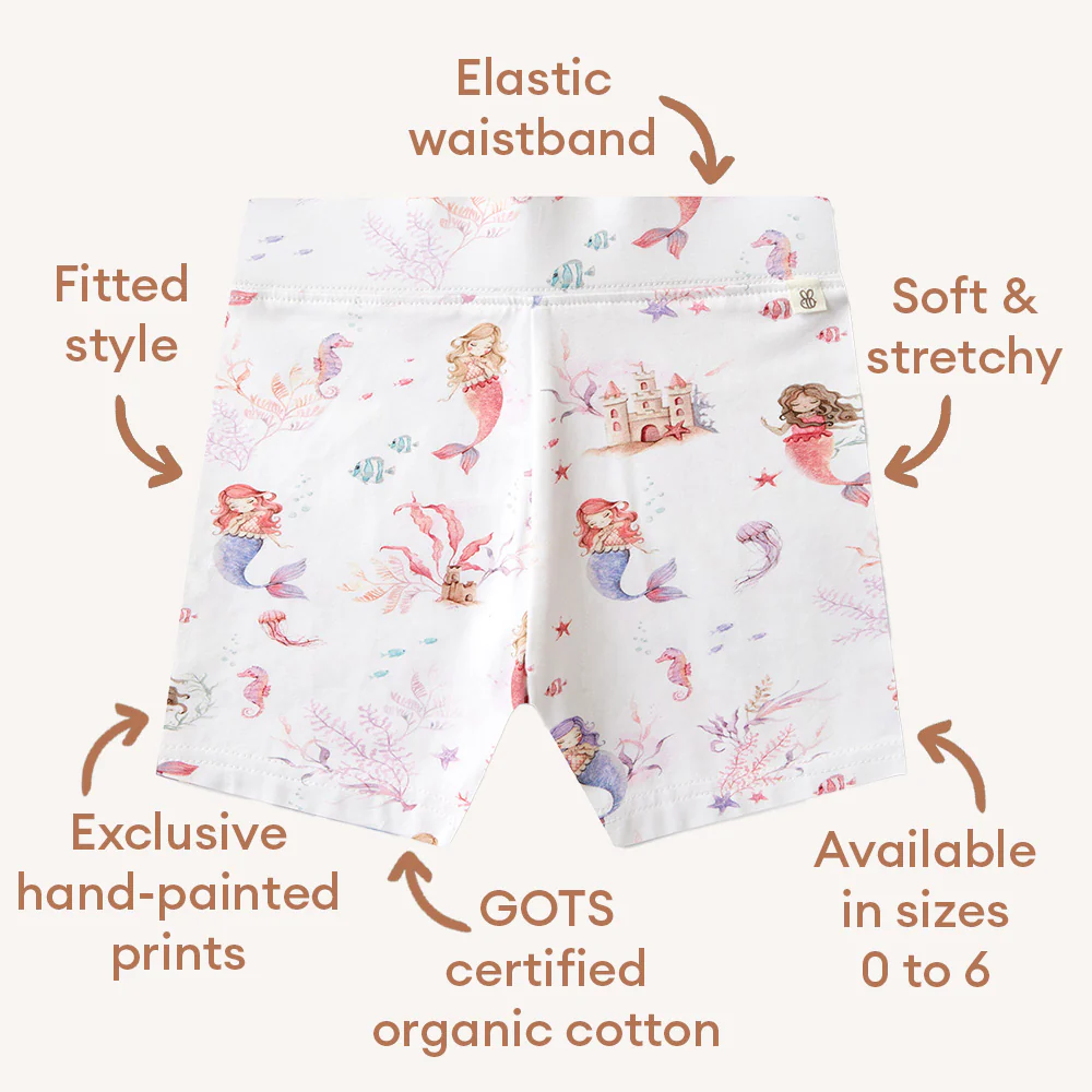 Mermaid Organic Bike Shorts - Image 6