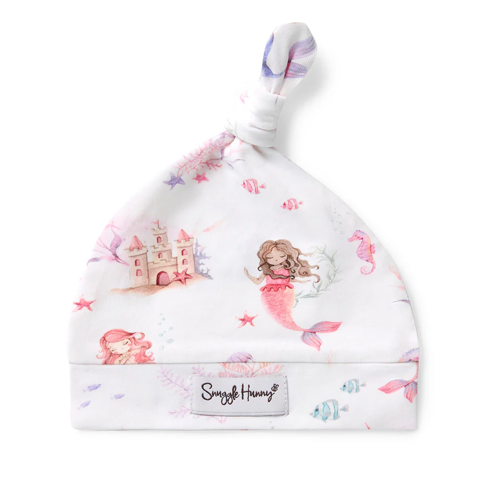 Mermaid Organic Knotted Beanie - Image 2