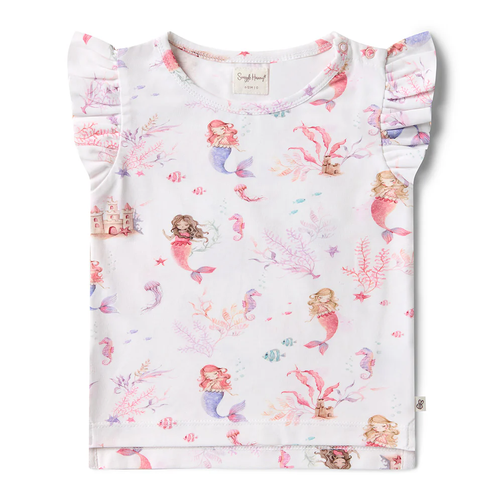 Mermaid Organic T-Shirt with Frill - Image 2