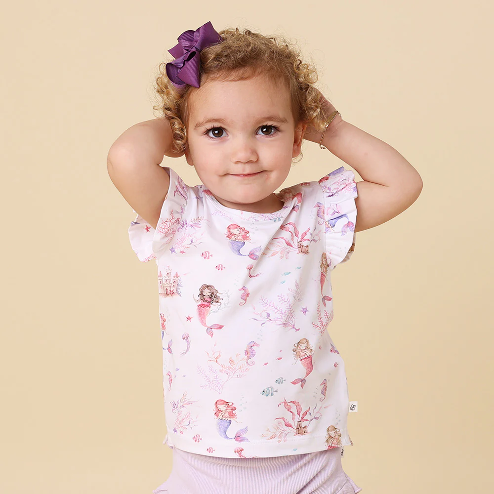 Mermaid Organic T-Shirt with Frill - Image 3