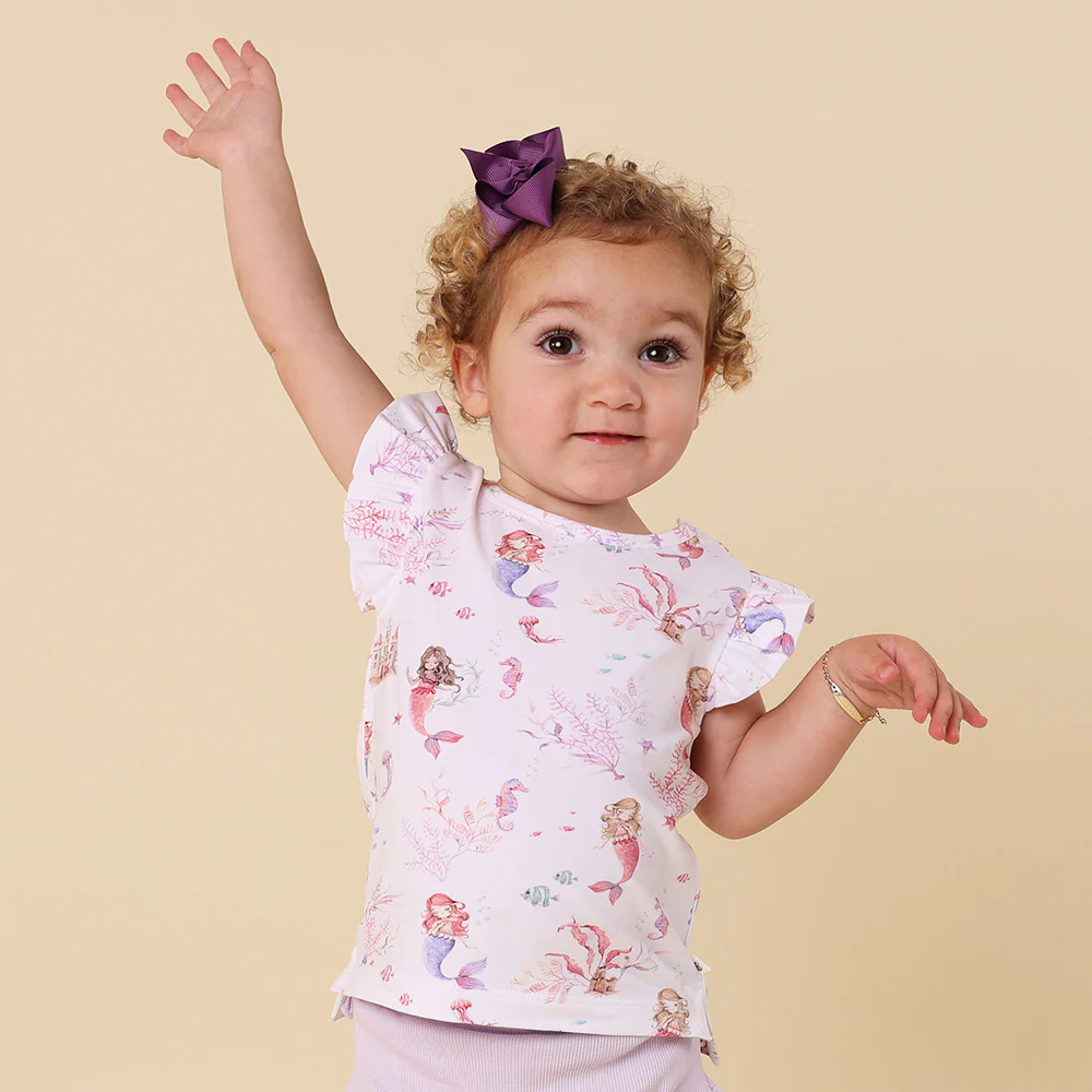 Mermaid Organic T-Shirt with Frill - Image 5