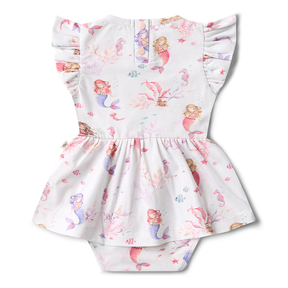 Mermaid Short Sleeve Organic Dress - Image 11