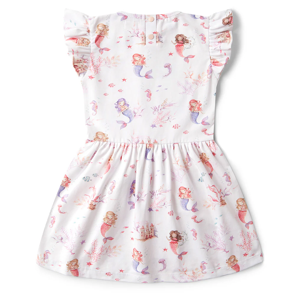 Mermaid Short Sleeve Organic Dress - Image 12