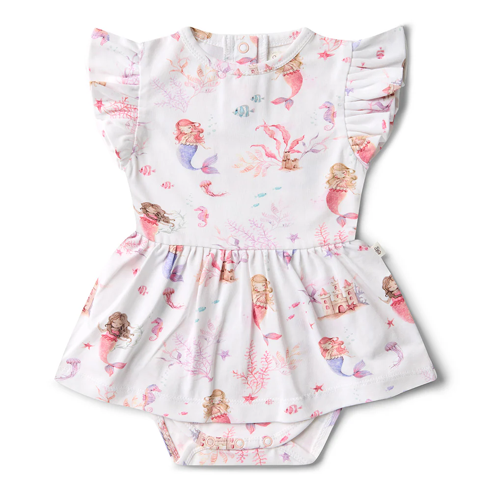 Mermaid Short Sleeve Organic Dress - Image 2