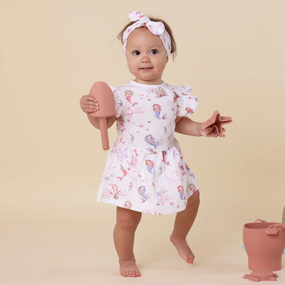Mermaid Short Sleeve Organic Dress - Image 9