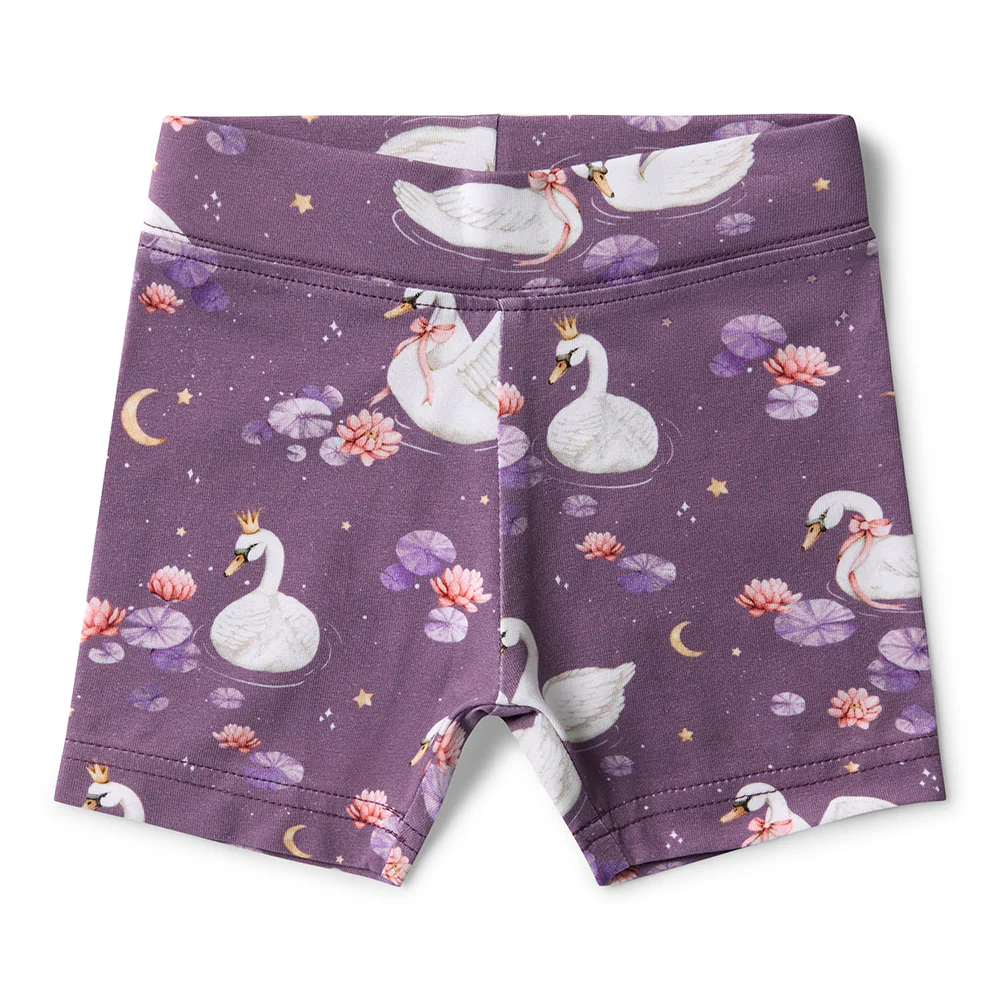 Midnight Swan Organic Bike Shorts - Image 2