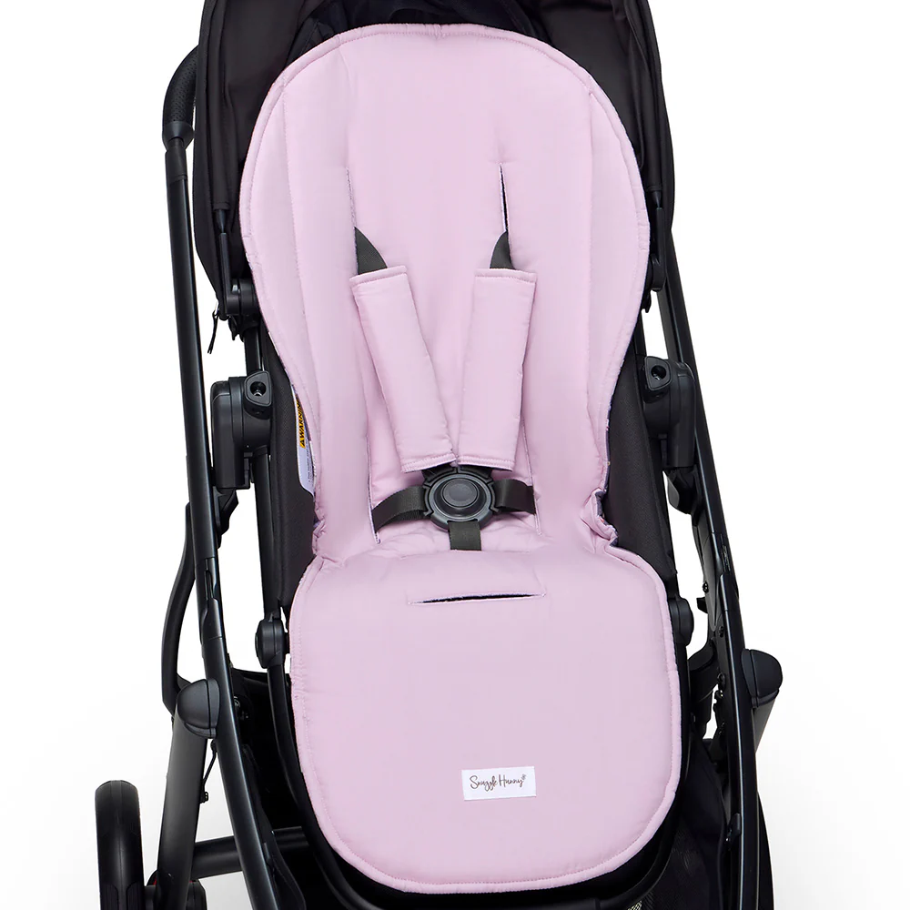 Bundle - Midnight Swan Pram Liner & Strap Cover Set - Image 7