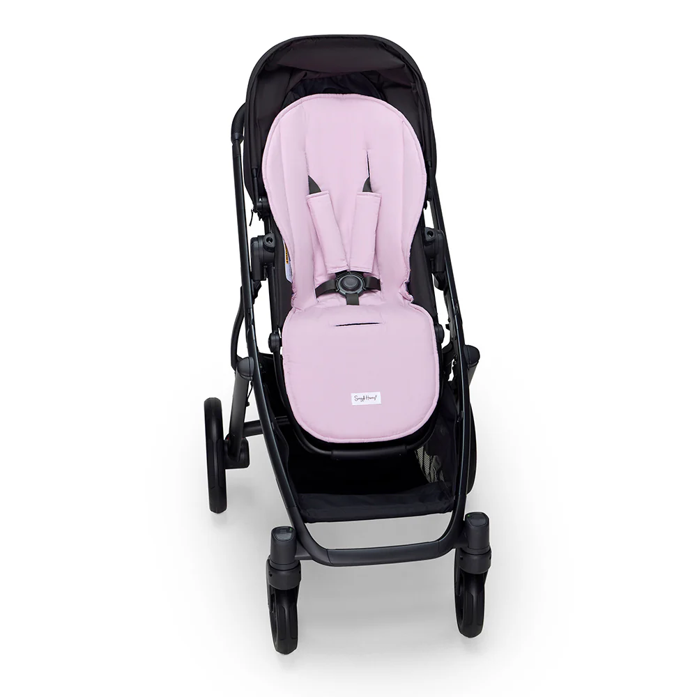 Bundle - Midnight Swan Pram Liner & Strap Cover Set - Image 8