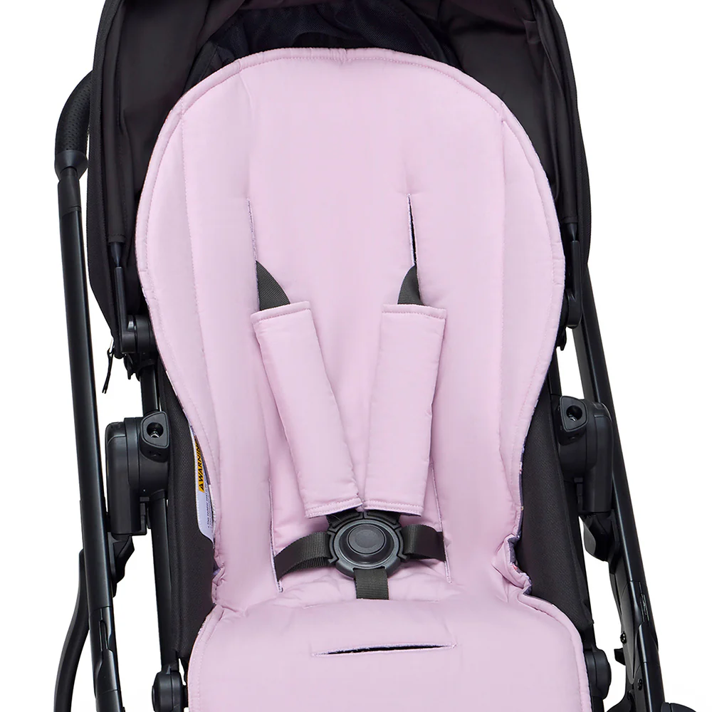 Bundle - Midnight Swan Pram Liner & Strap Cover Set - Image 9