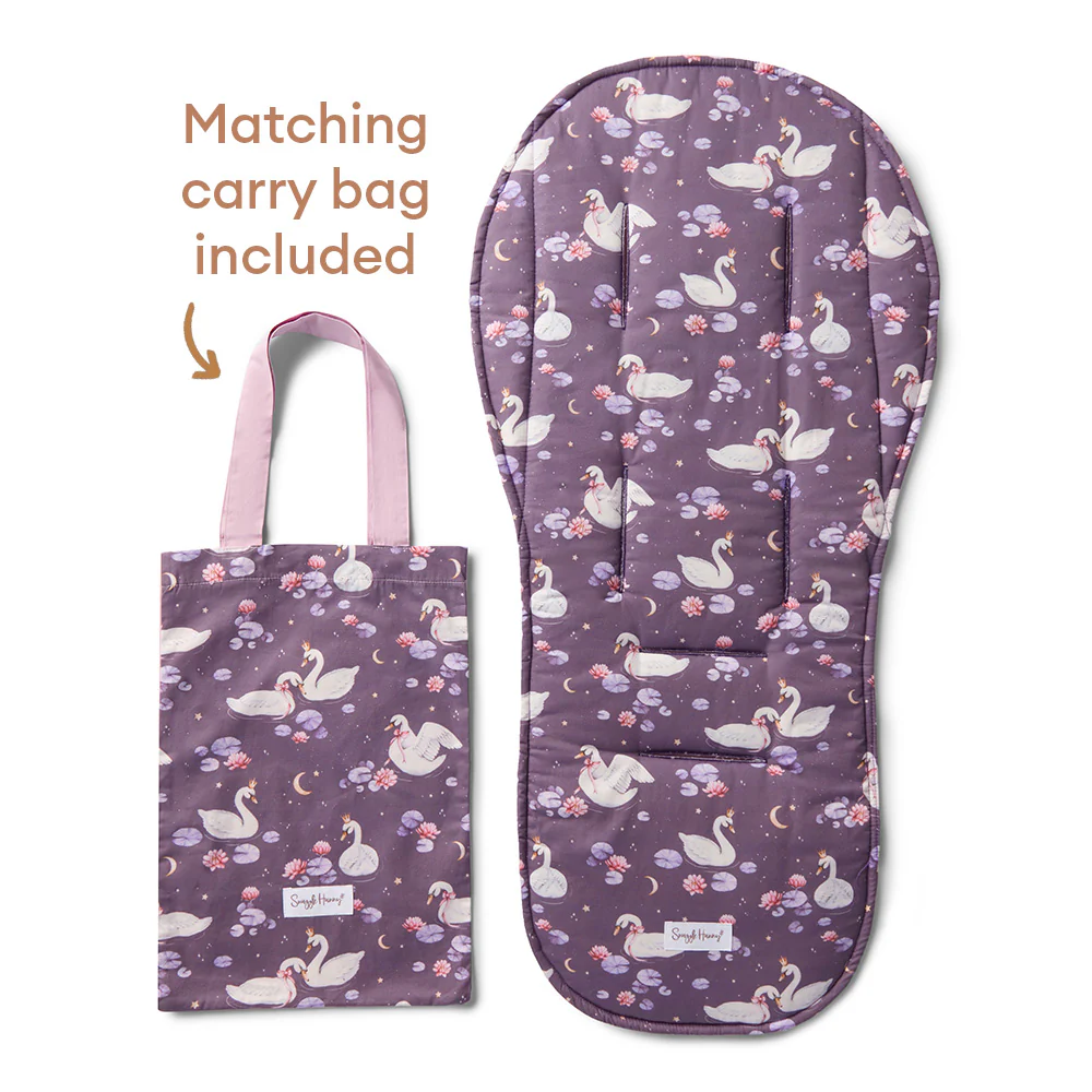 Midnight Swan Universal Organic Pram Liner - Image 2