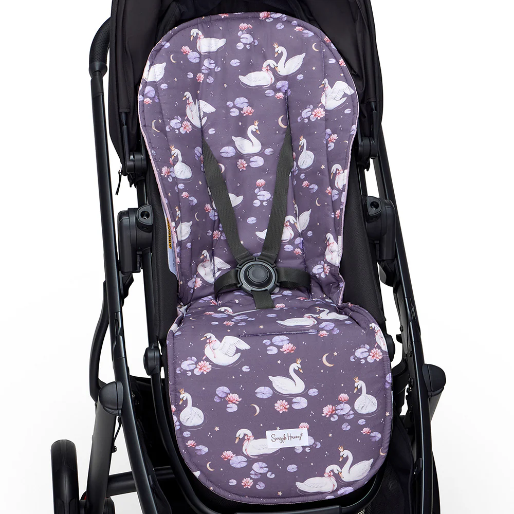 Midnight Swan Universal Organic Pram Liner - Image 3