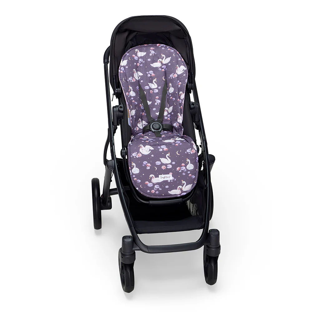 Midnight Swan Universal Organic Pram Liner - Image 5