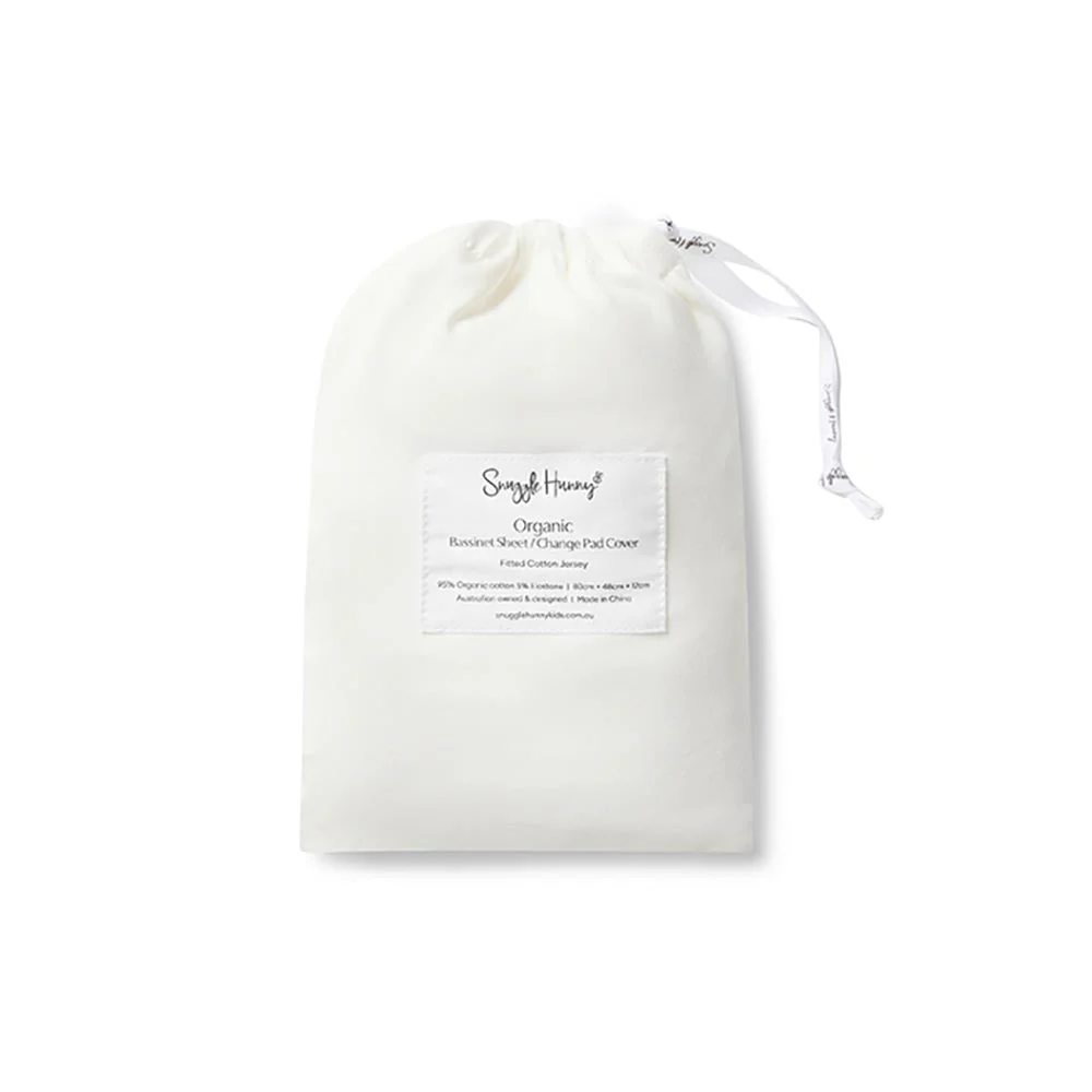 Milk Organic Bassinet Sheet / Change Pad Cover - Image 3