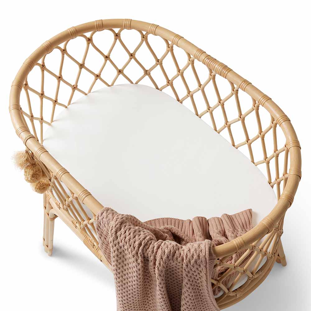 Milk Organic Bassinet Sheet / Change Pad Cover - Image 4