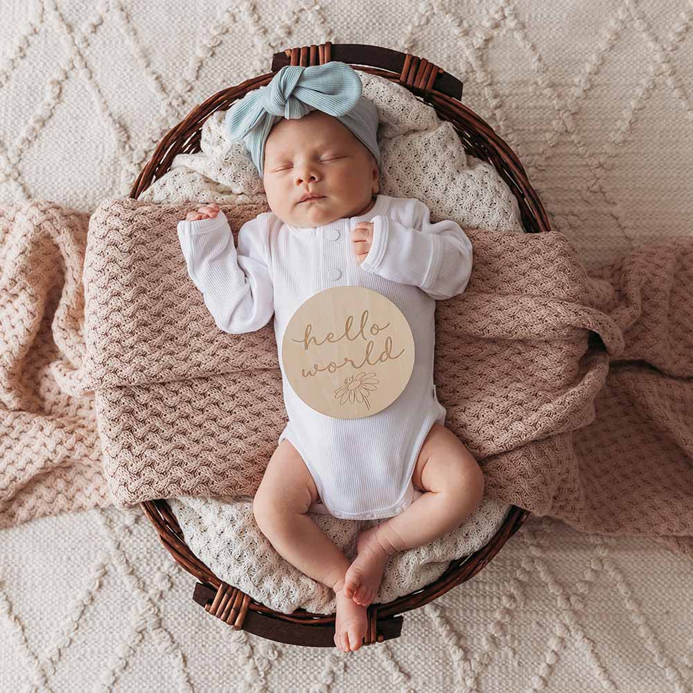 Milk Long Sleeve Organic Bodysuit - Image 11