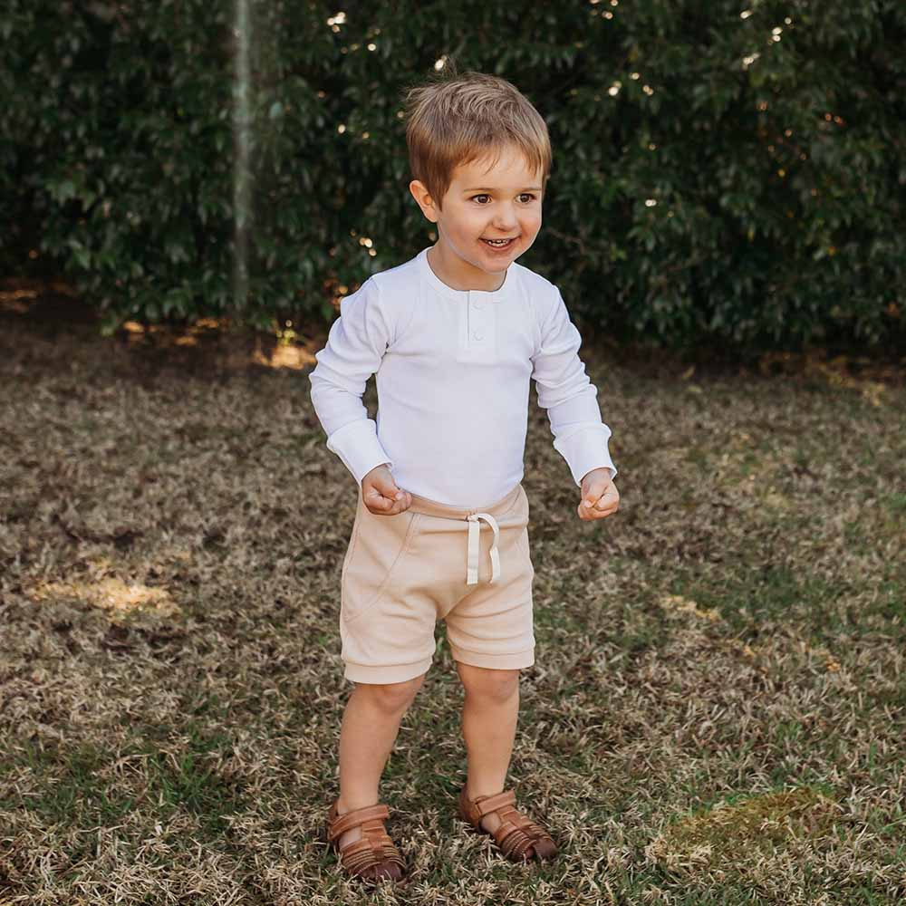 Milk Long Sleeve Organic Bodysuit - Image 3