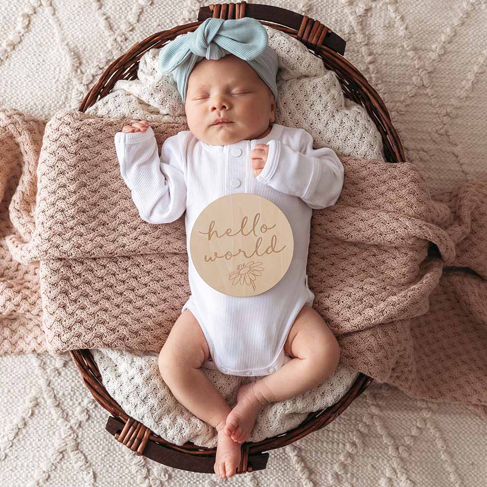 Milk Long Sleeve Organic Bodysuit - Image 6