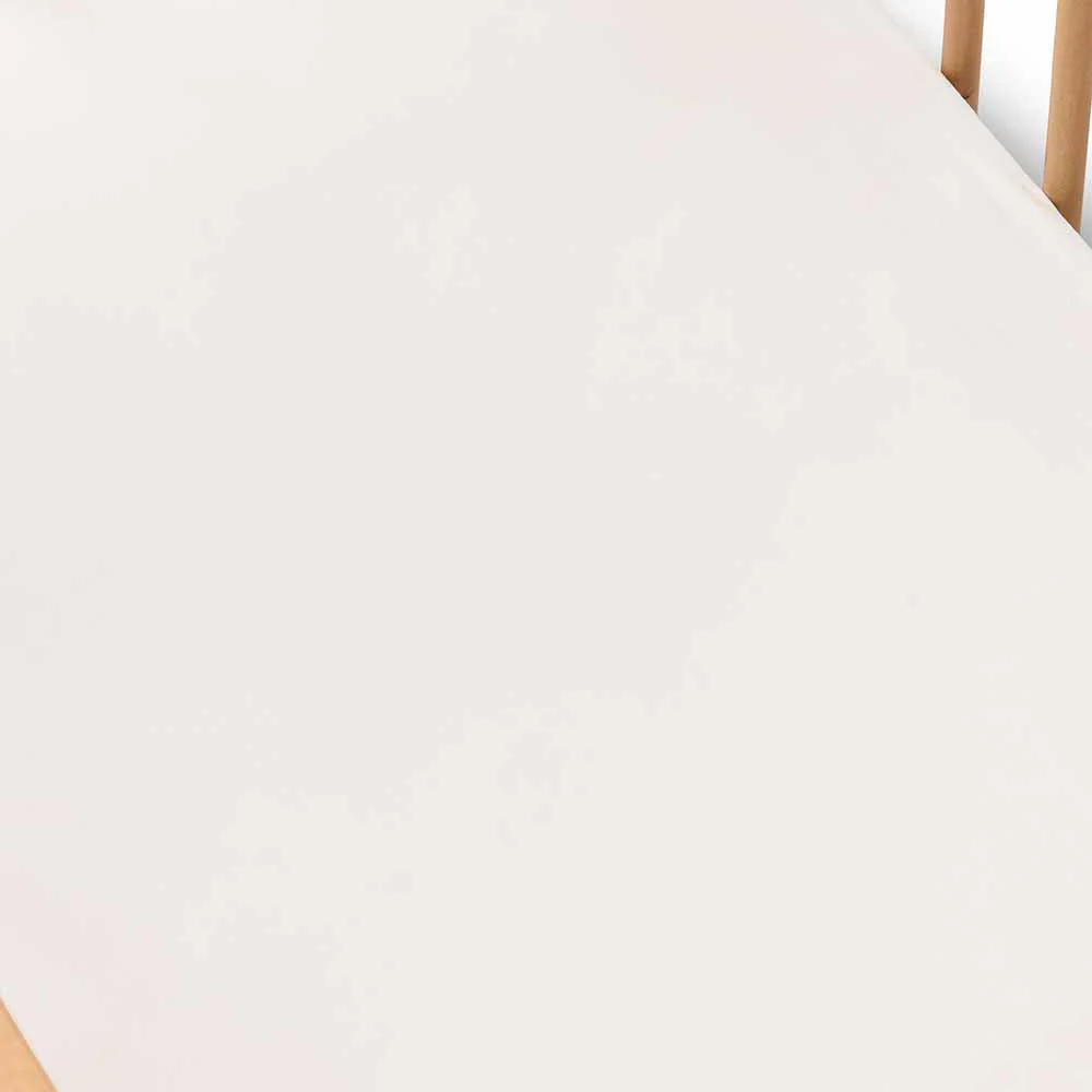 Milk Organic Fitted Cot Sheet - Image 2