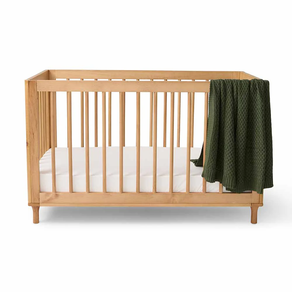 Milk Organic Fitted Cot Sheet - Image 5