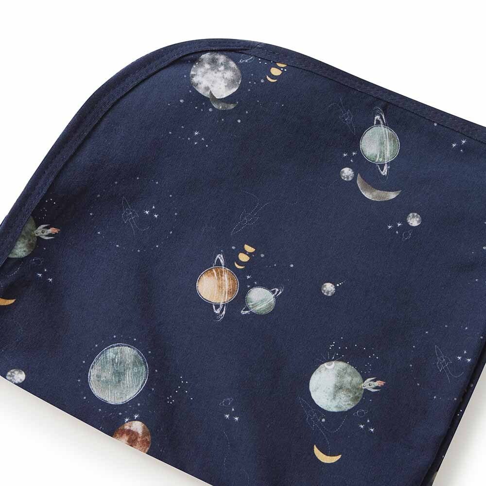 Milky Way Organic Jersey Wrap & Beanie Set - Image 4