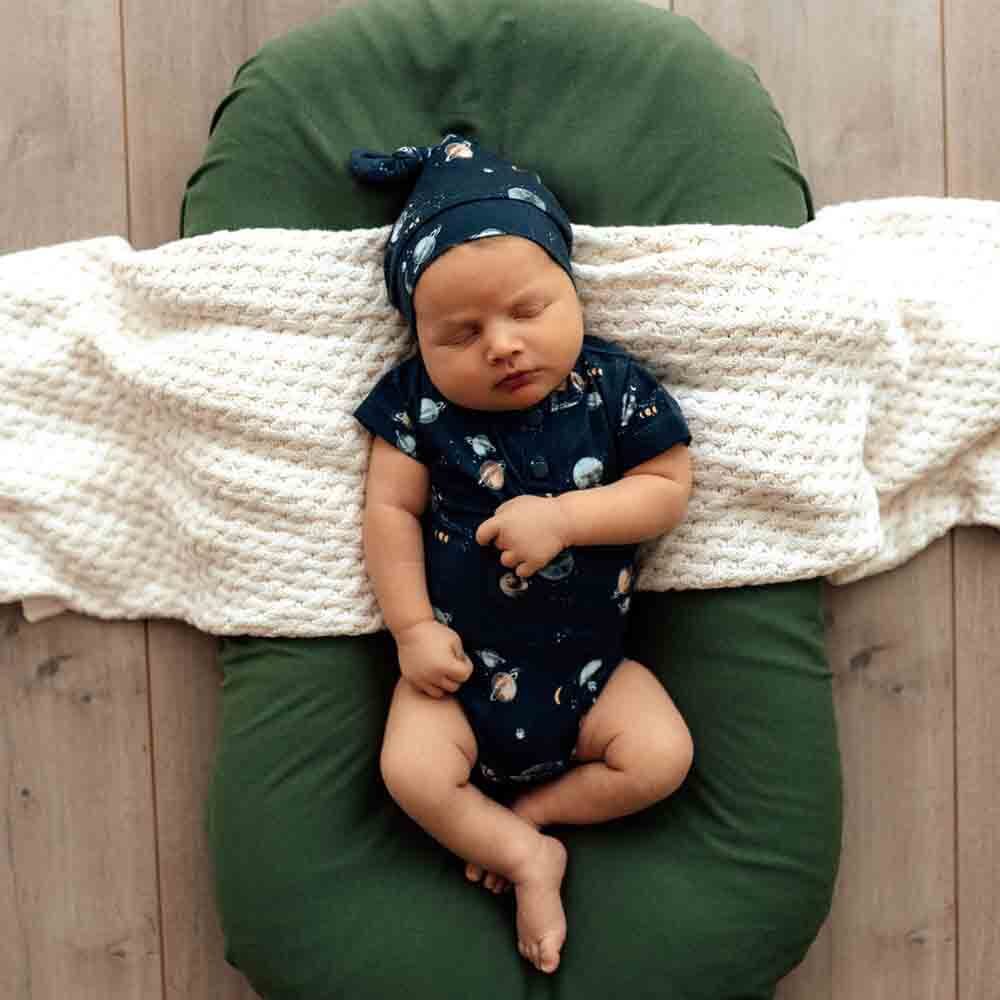 Milky Way Organic Knotted Beanie - Image 3