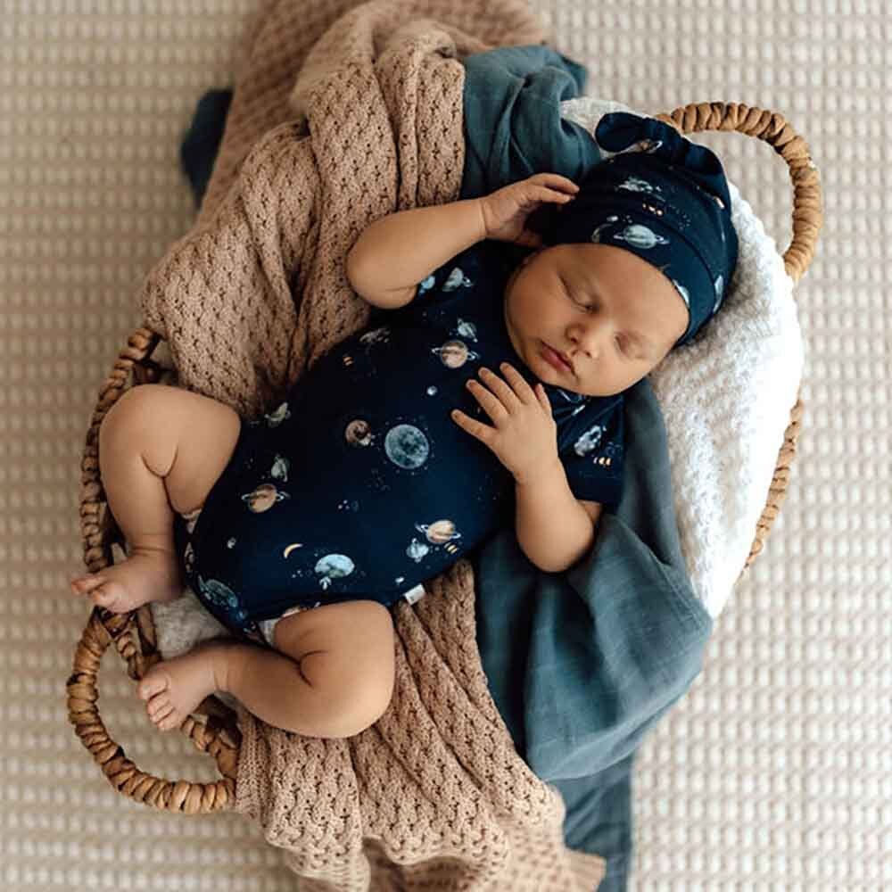Milky Way Organic Knotted Beanie - Image 4