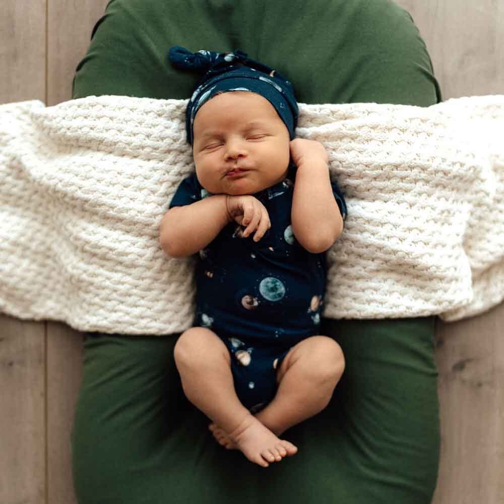 Milky Way Organic Knotted Beanie - Image 5