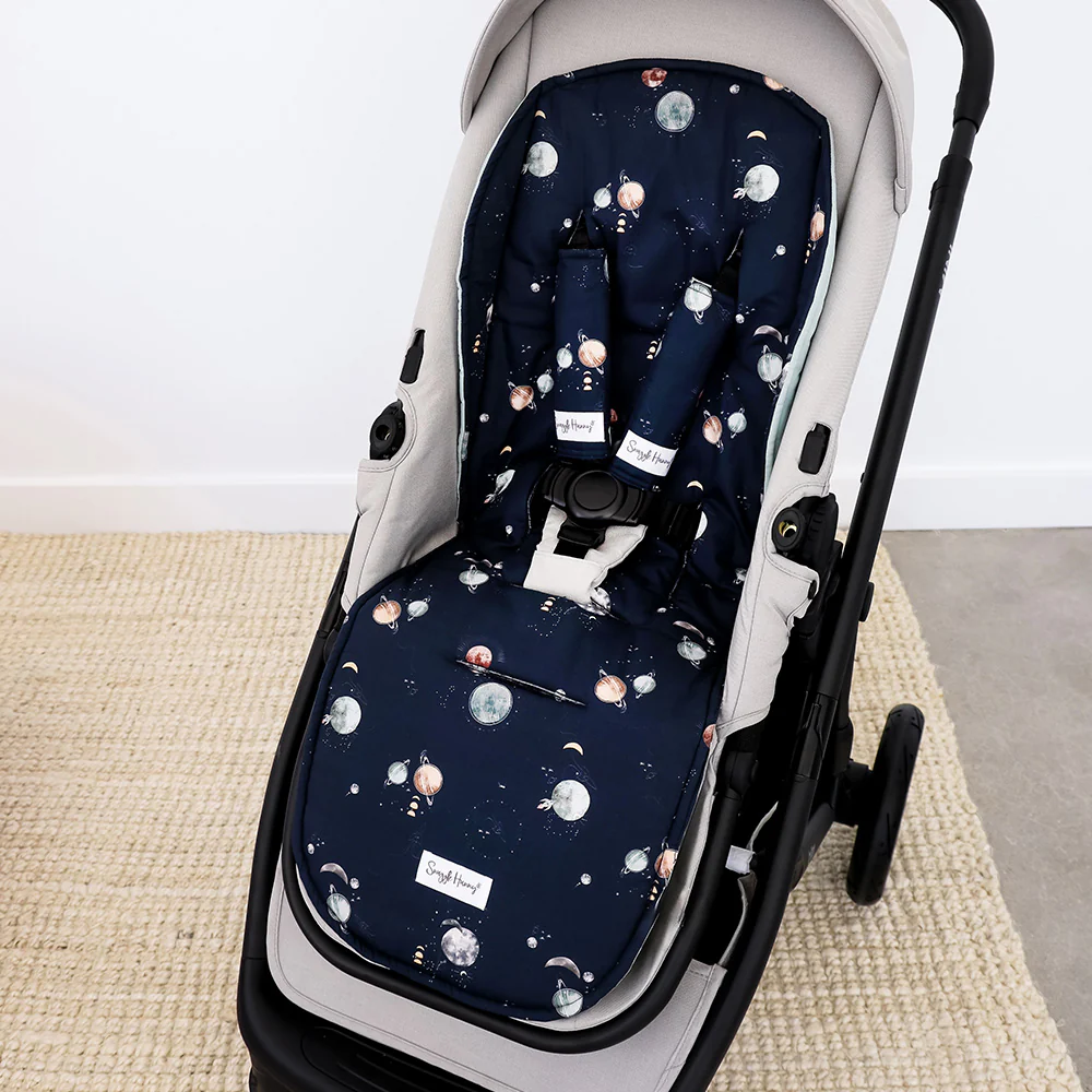 Bundle - Milky Way Pram Liner & Strap Cover Set - Image 2