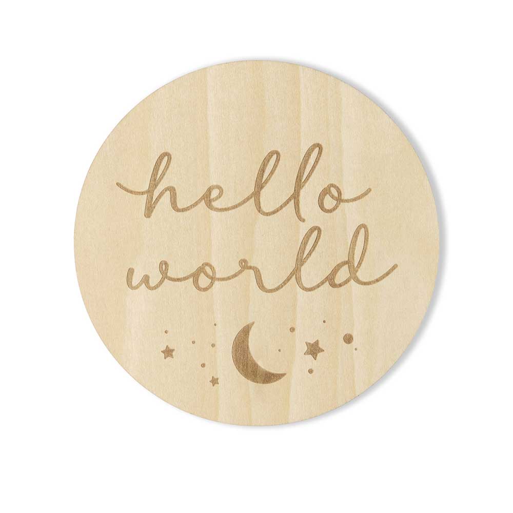Sun & Moon Wooden Milestone Cards - Image 7