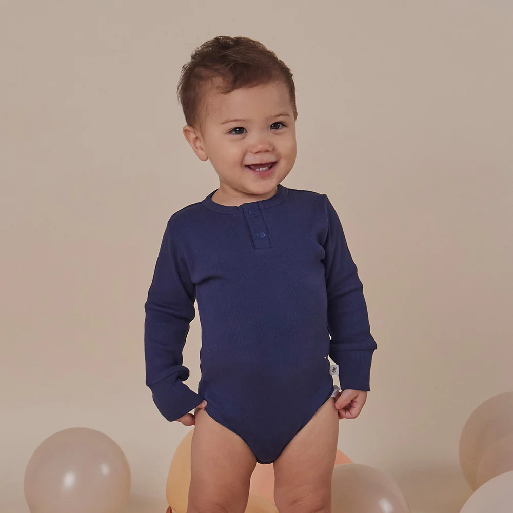 Moonlight Long Sleeve Organic Bodysuit - Image 3