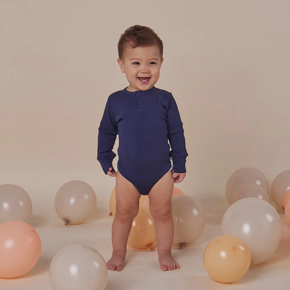 Moonlight Long Sleeve Organic Bodysuit - Image 6