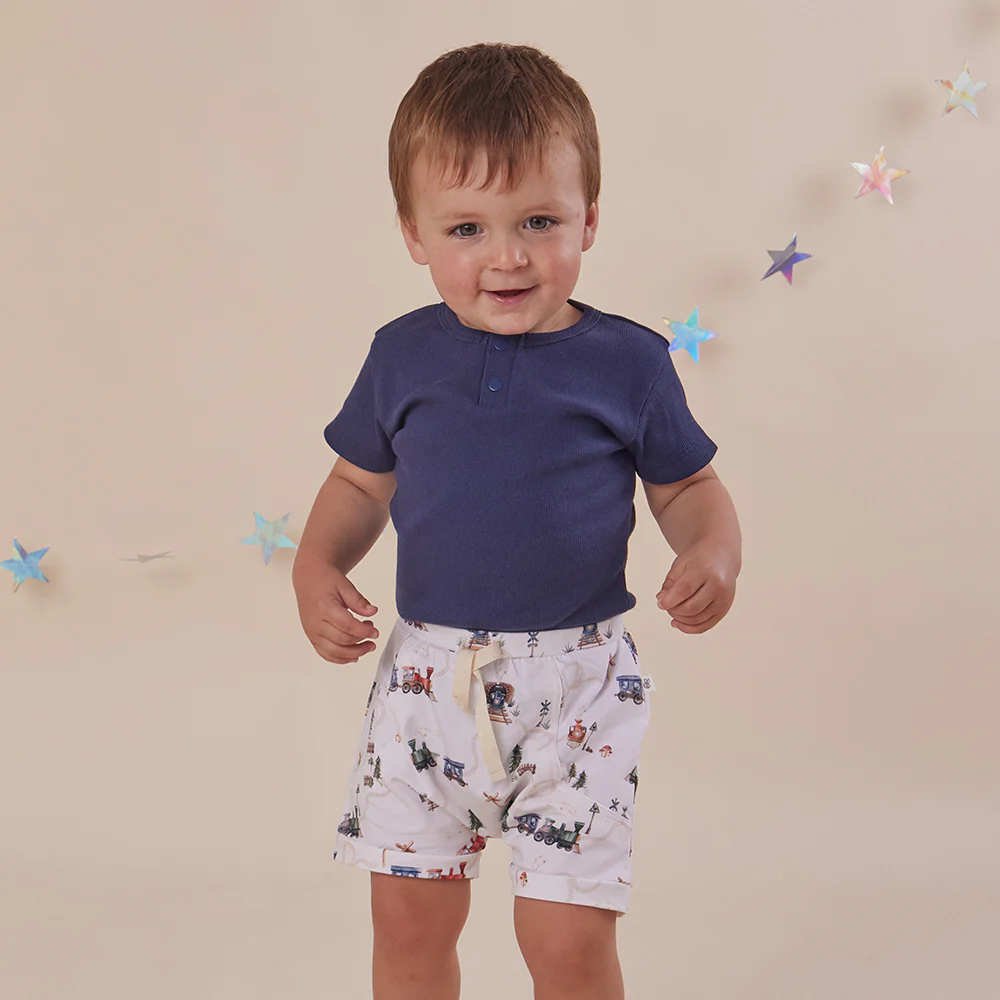 Moonlight Short Sleeve Organic Bodysuit - Image 4