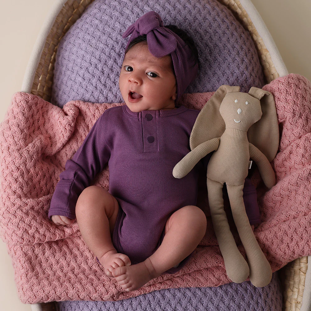 Mulberry Long Sleeve Organic Bodysuit - Image 3