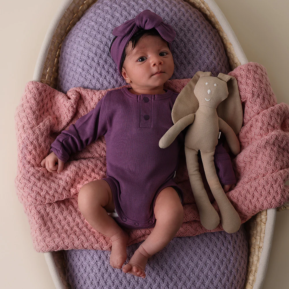 Mulberry Long Sleeve Organic Bodysuit - Image 6