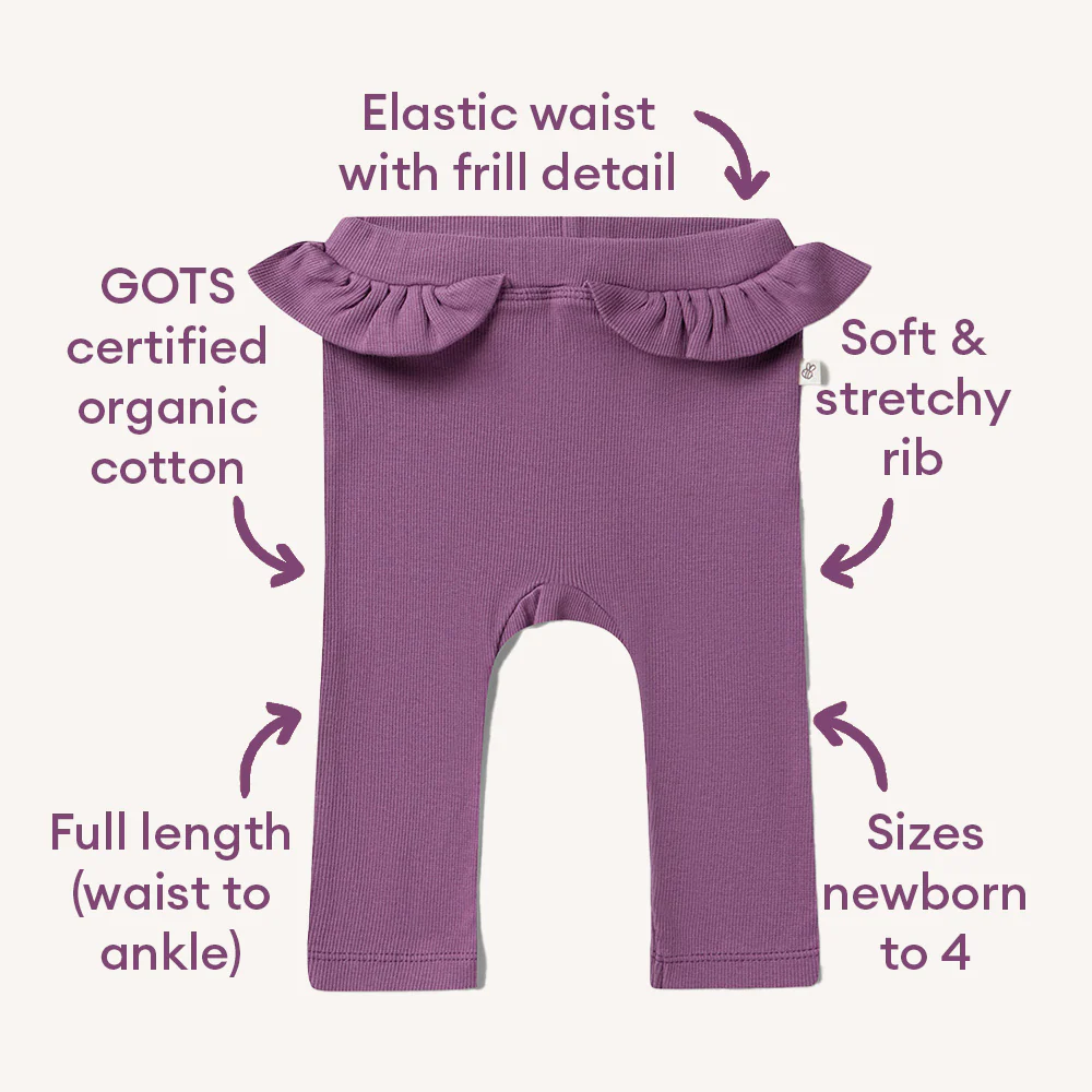 Mulberry Organic Pants with Frill - Image 4