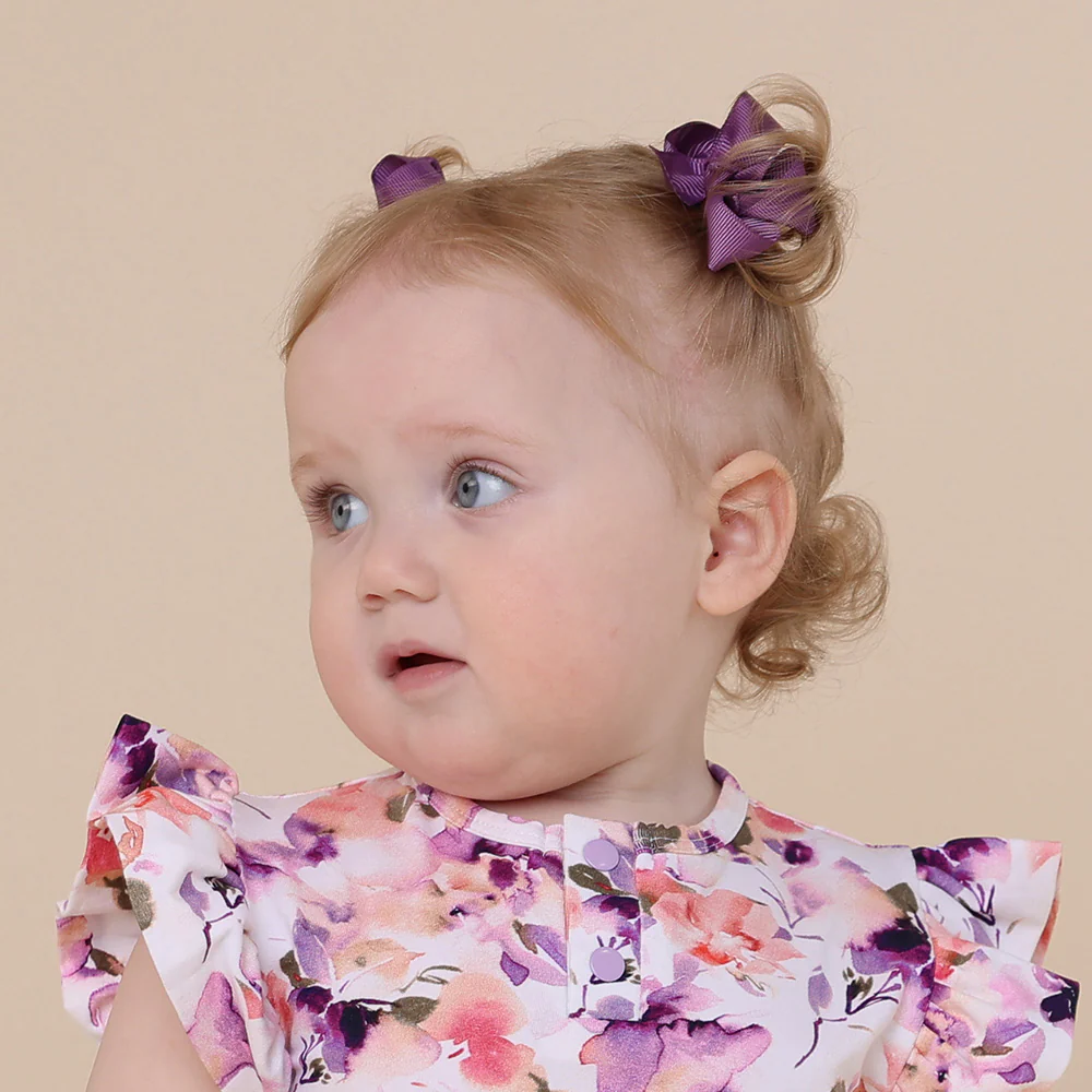 Mulberry Piggy Tail Hair Clips - Pair - Image 3