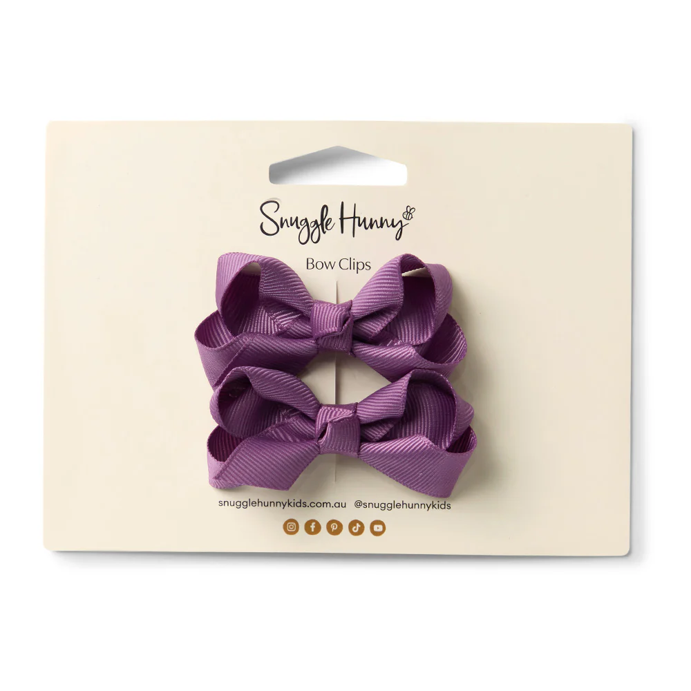 Mulberry Piggy Tail Hair Clips - Pair - Image 4