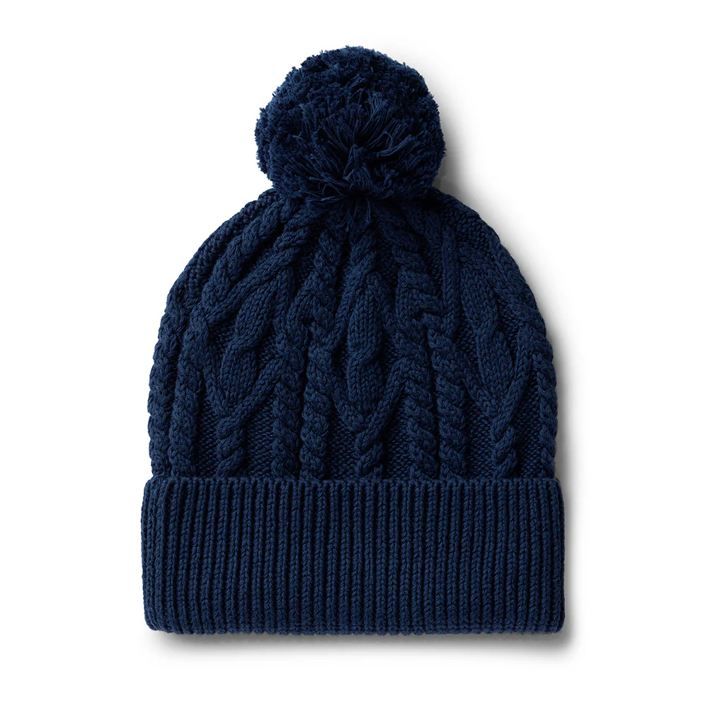 Navy Organic Adult Knit Beanie - Image 7