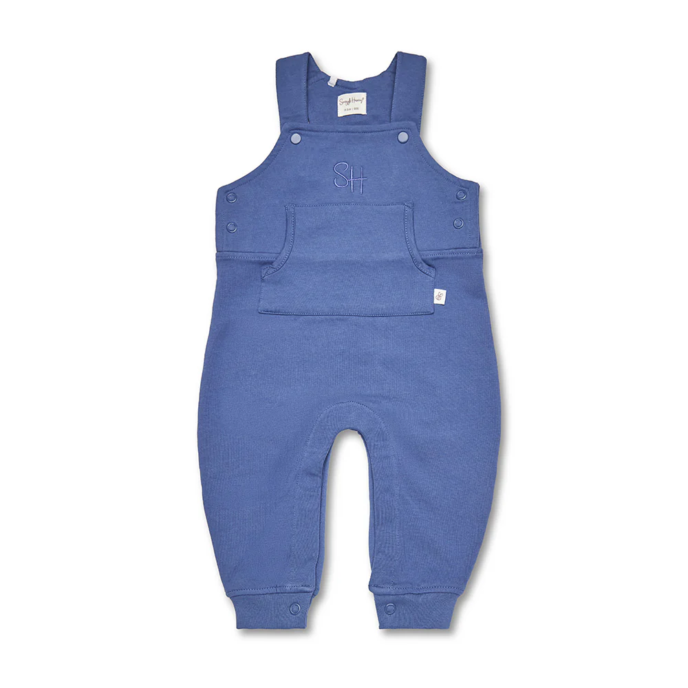 Navy Organic Joey Overalls - Image 2