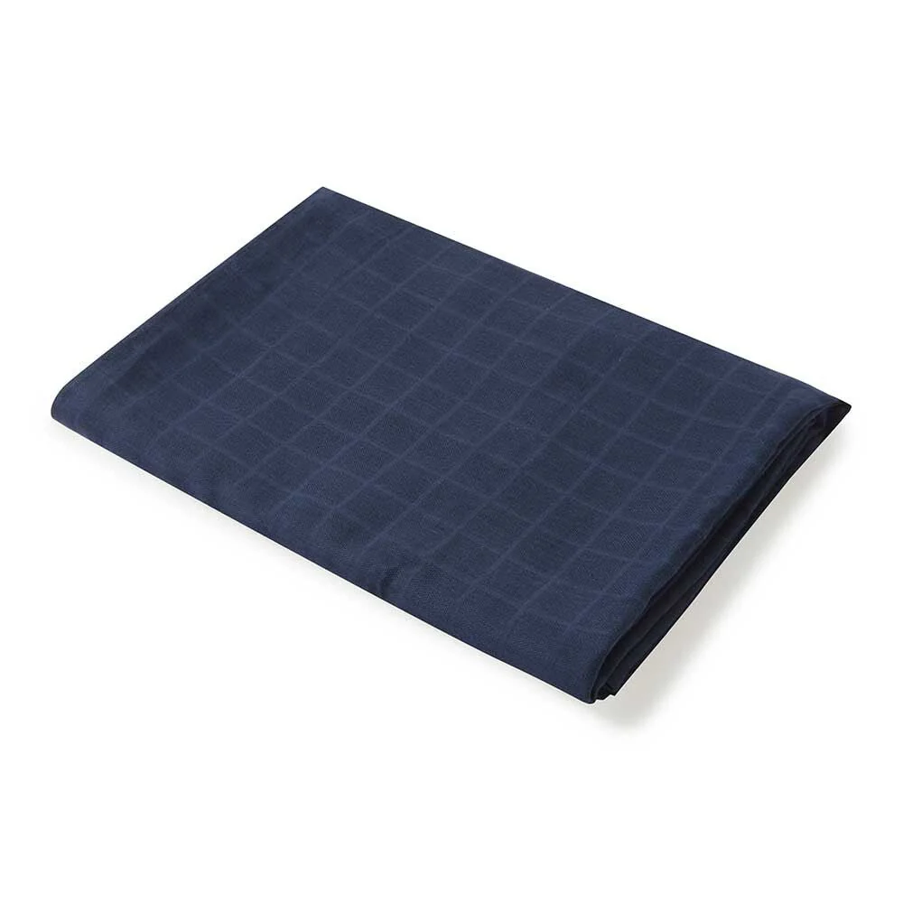 Navy Organic Muslin Wrap - Image 3