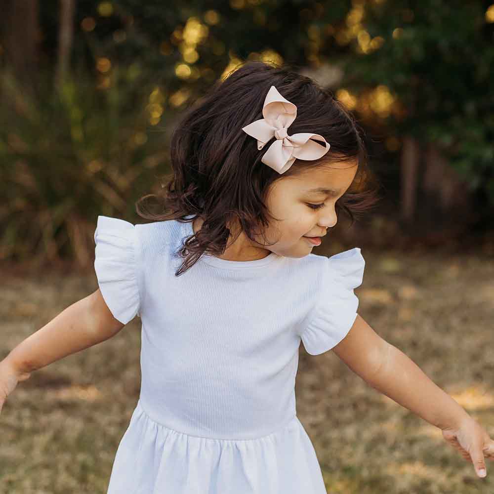 Nude Bow Hair Clip - Image 4