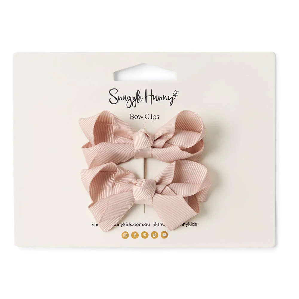 Nude Piggy Tail Hair Clips - Pair - Image 3