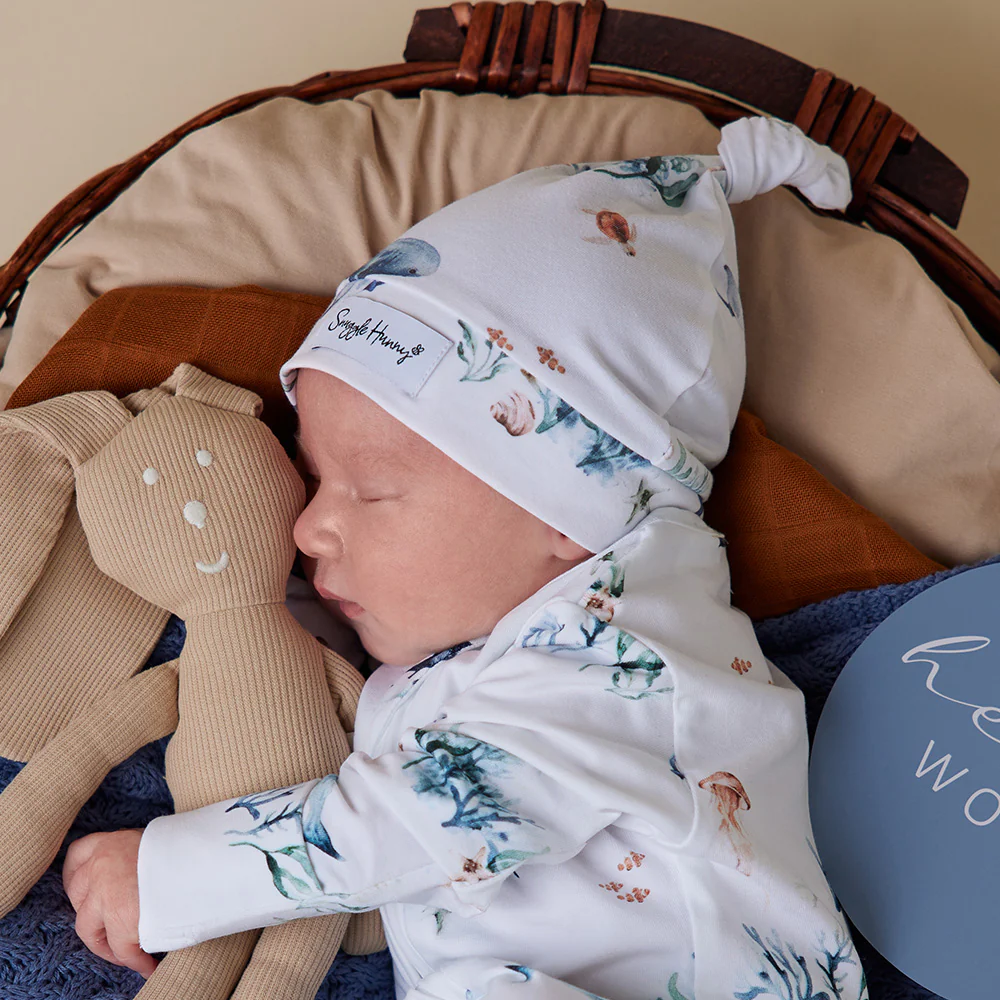 Ocean Organic Knotted Beanie - Image 6