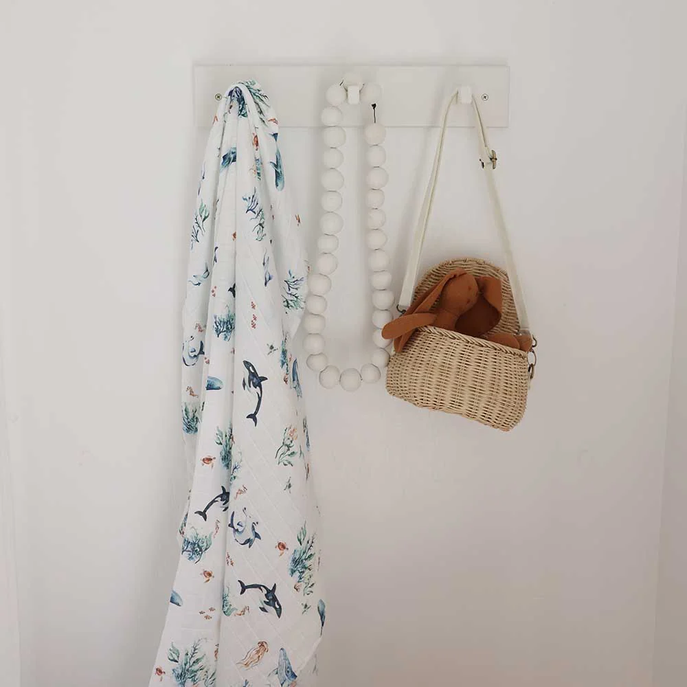 Ocean Organic Muslin Wrap - Image 3