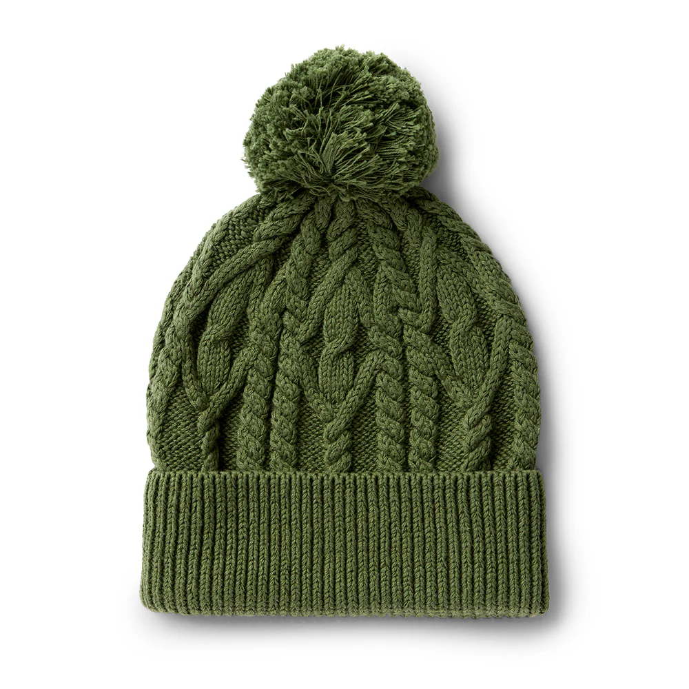 Olive Organic Adult Knit Beanie - Image 6