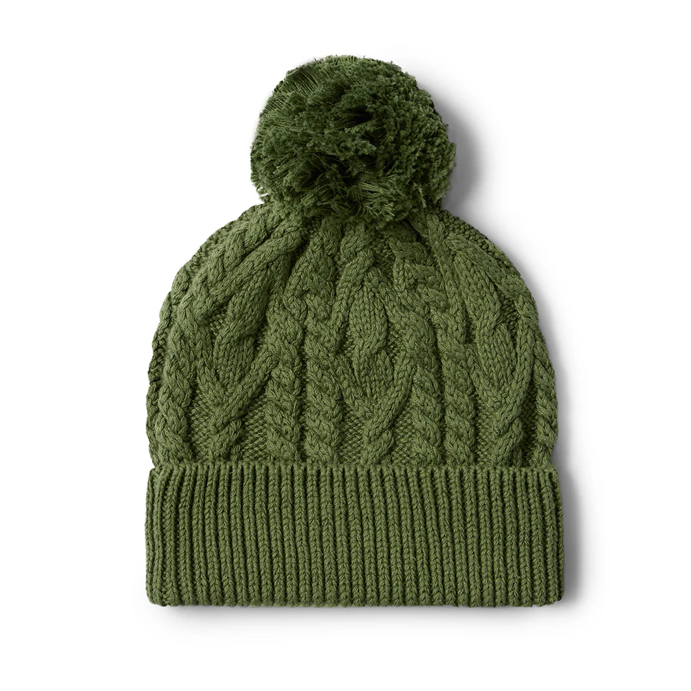Olive Organic Baby Knit Beanie - Image 6