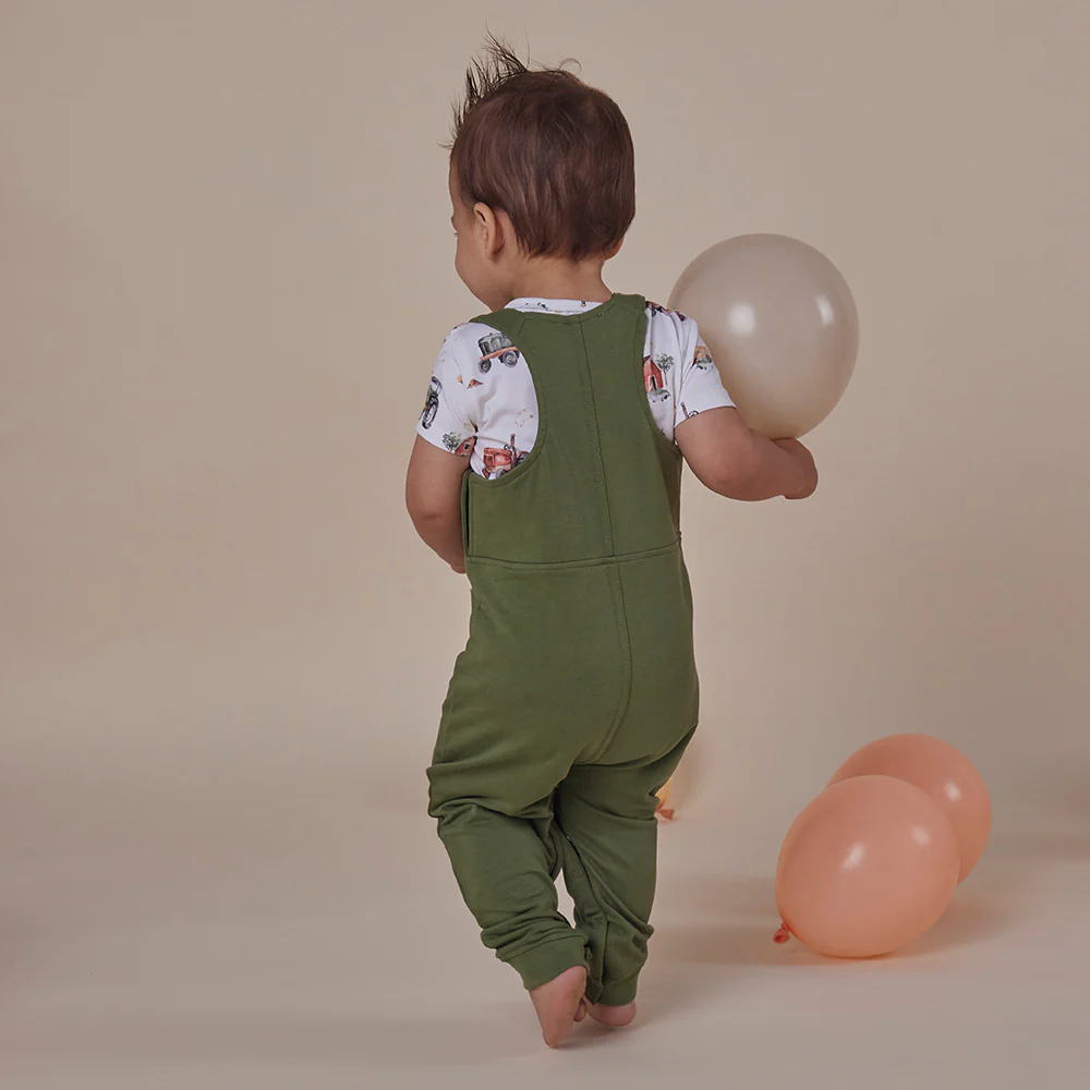 Olive Organic Joey Overalls - Image 5